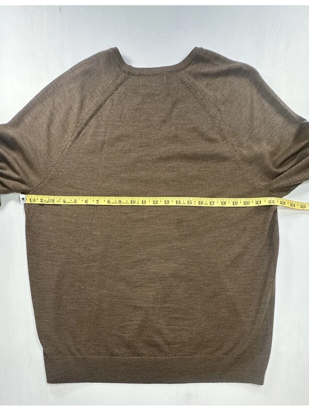 Banana Republic 100% Merino Wool Sweater Brown Mens XL